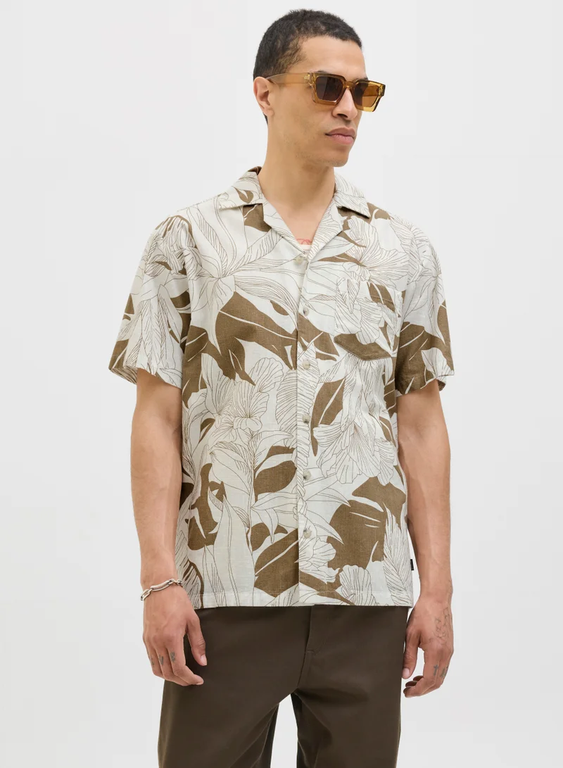 JACK & JONES Printed Short Sleeve Shirt