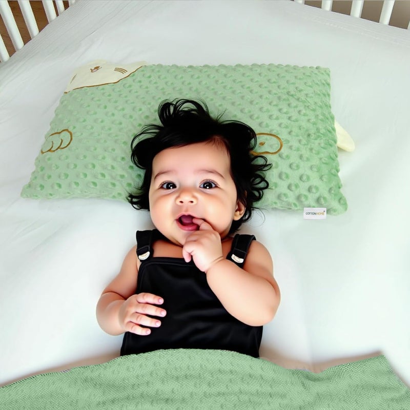 كوتون هوم وسادة أطفال مخملية ناعمة من قطن هوم - تصميم كرتوني لطيف - Image 2