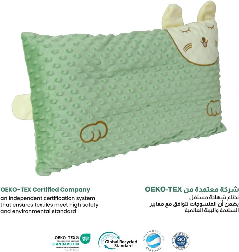 كوتون هوم وسادة أطفال مخملية ناعمة من قطن هوم - تصميم كرتوني لطيف - Image 3