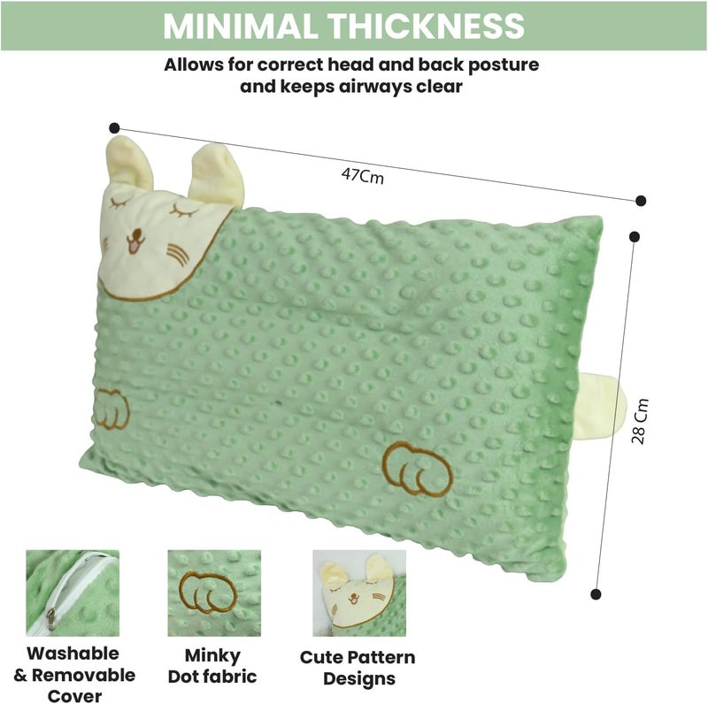 كوتون هوم وسادة أطفال مخملية ناعمة من قطن هوم - تصميم كرتوني لطيف - Image 5