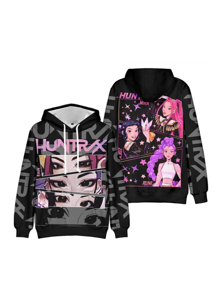 عام كبوب شيطان هانترز 3 د الطباعة الرقمية مقنعين سترة هدية للعائلة والأصدقاء - Image 1