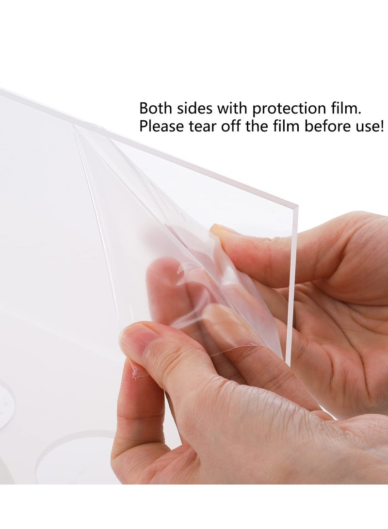 Zikra 6 Holes Ice Cream Cone Holder Stand,Clear Acrylic Cupcake Stand,Acrylic Cone Holder for Wedding, Baby Shower, Birthday Party, Anniversary - Image 3