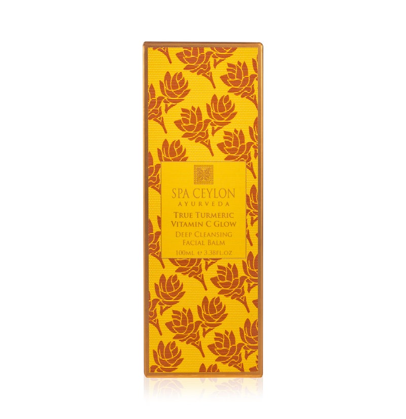 SPA CEYLON True Turmeric Vitamin C Glow Deep Cleansing Facial Balm | for Normal To Dry Skin | Ayurveda | for Blemished | Pigmented | And Uneven Skin - Image 3