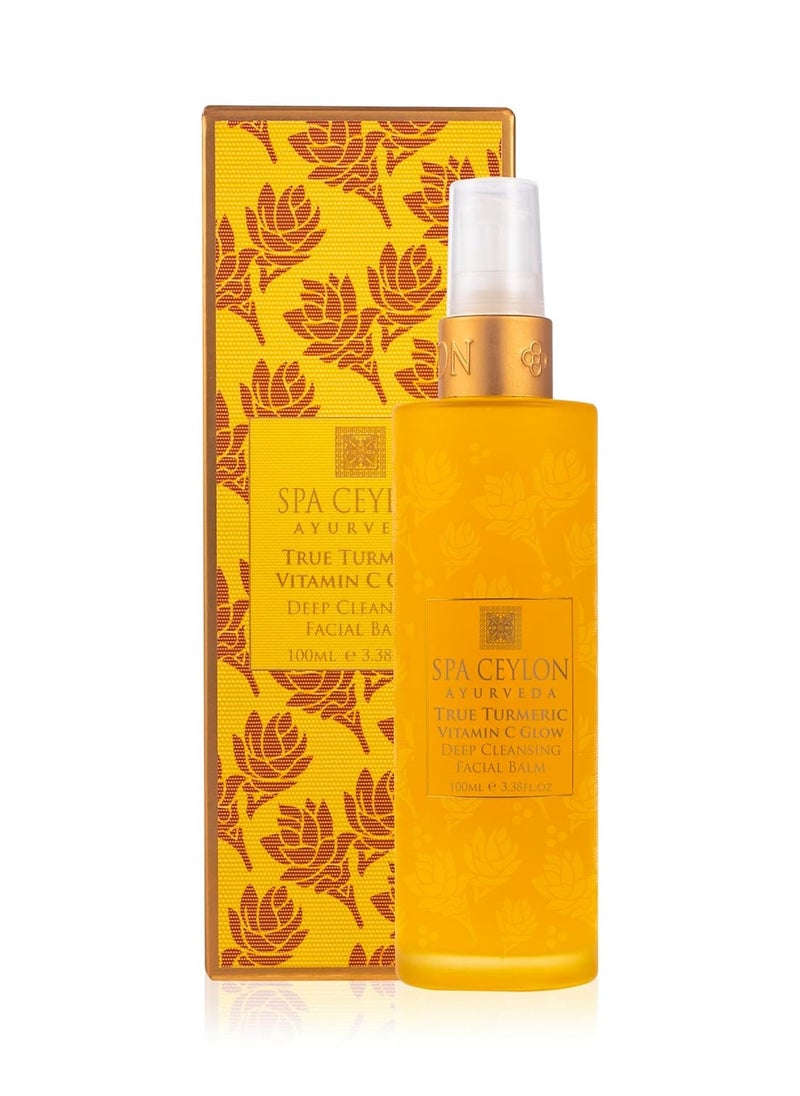spa ceylon SPA CEYLON True Turmeric Vitamin C Glow Deep Cleansing Facial Balm | for Normal To Dry Skin | Ayurveda | for Blemished | Pigmented | And Uneven Skin  - Image 2