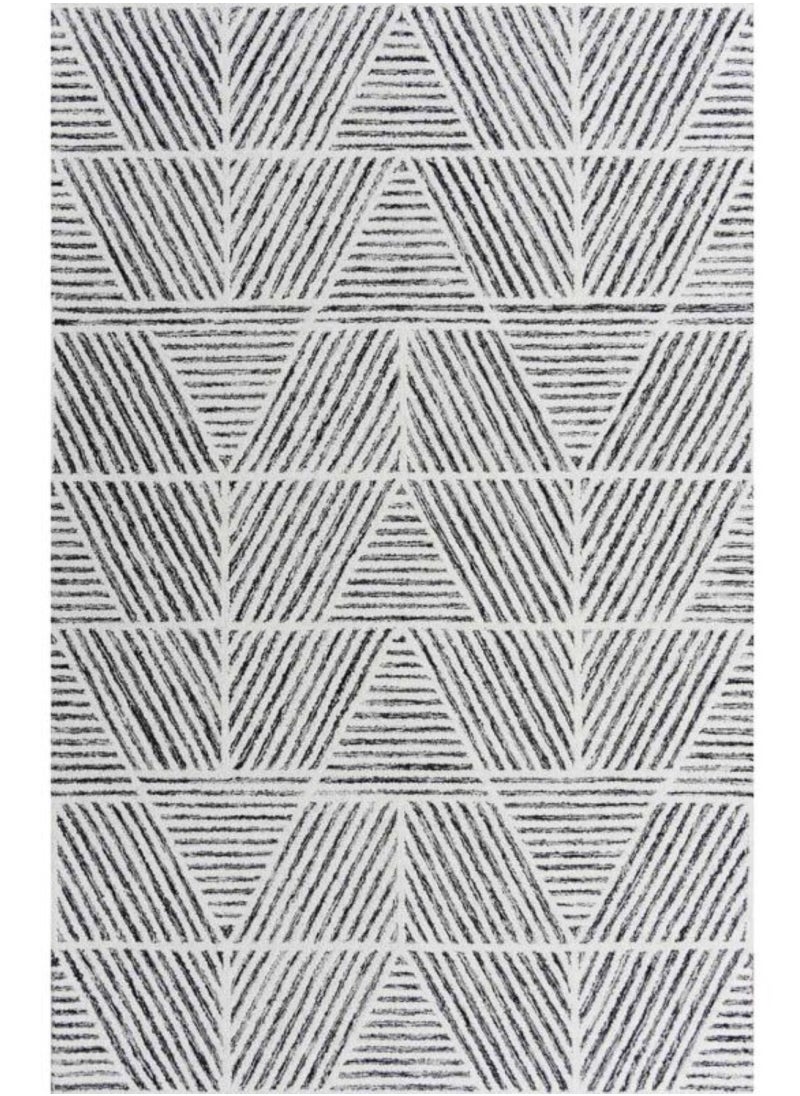 AURUM HOME AH036A Hand Tufted Carpets Indoor Living Dining Bedroom Room and Gallery Area Rugs Loop Cut Pile Wool and Pet yarn, Rectangle  - Image 1
