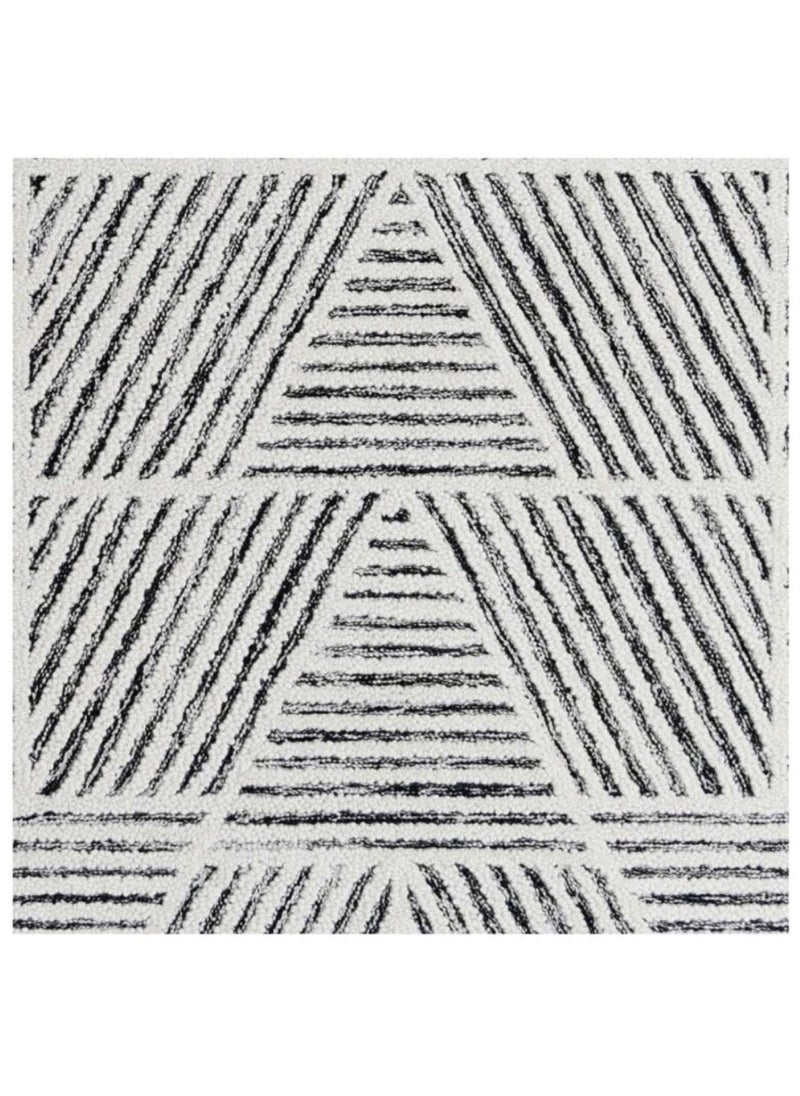 AURUM HOME AH036A Hand Tufted Carpets Indoor Living Dining Bedroom Room and Gallery Area Rugs Loop Cut Pile Wool and Pet yarn, Rectangle  - Image 3