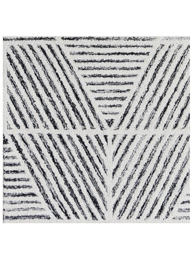 AURUM HOME AH036A Hand Tufted Carpets Indoor Living Dining Bedroom Room and Gallery Area Rugs Loop Cut Pile Wool and Pet yarn, Rectangle  - Image 4