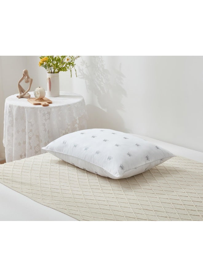 noon east High Quality Pillow Made Of Microfiber With Microfiber Filling Size: 50×75 Cm, Weight: 1200 Grams. White - Image 1