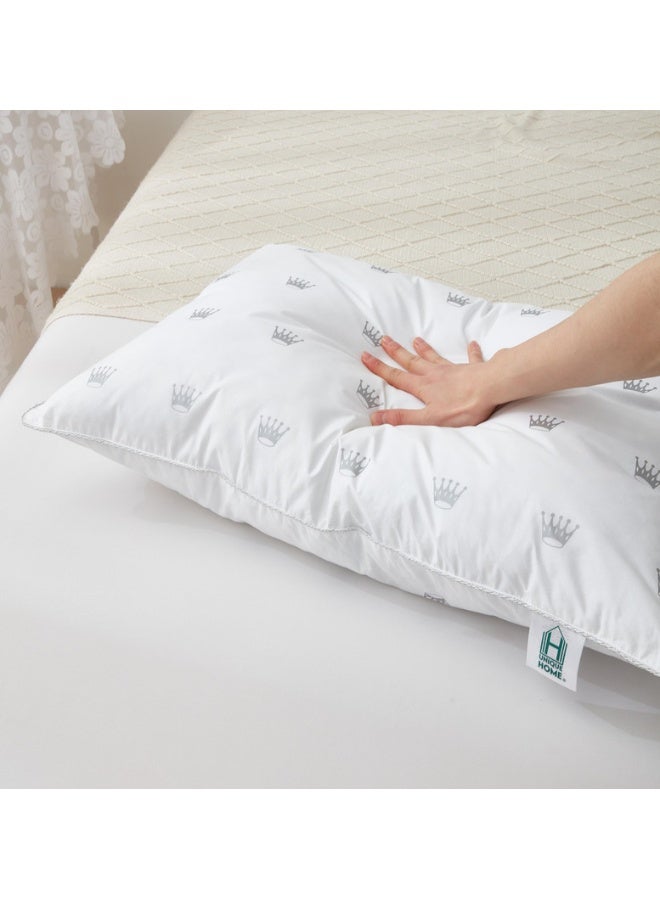 noon east High Quality Pillow Made Of Microfiber With Microfiber Filling Size: 50×75 Cm, Weight: 1200 Grams. White - Image 4