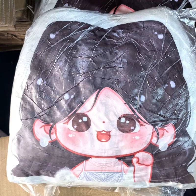 Fan Zhao Lusi White Deer Yu Shuxin Ju Jingyi supports peripheral cartoon-shaped big head cushion cushion gift - Image 4