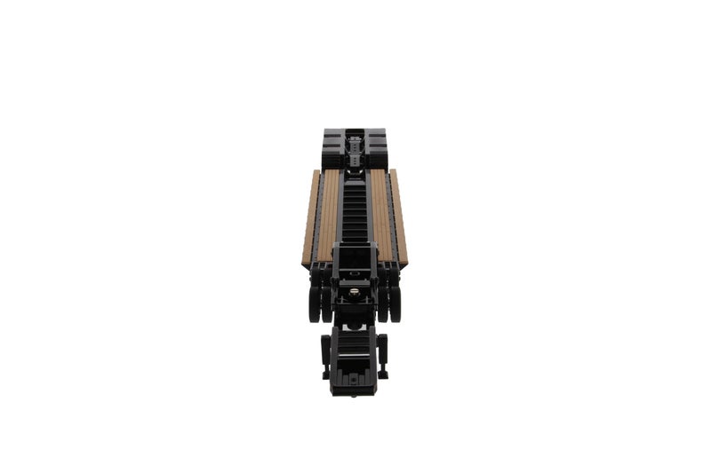 Diecast Masters XL 120 Low-Profile HDG Outrigger Style Trailer with Jeep and 2 Boosters Transport Series 1/50 Diecast Model 91033 - Image 3