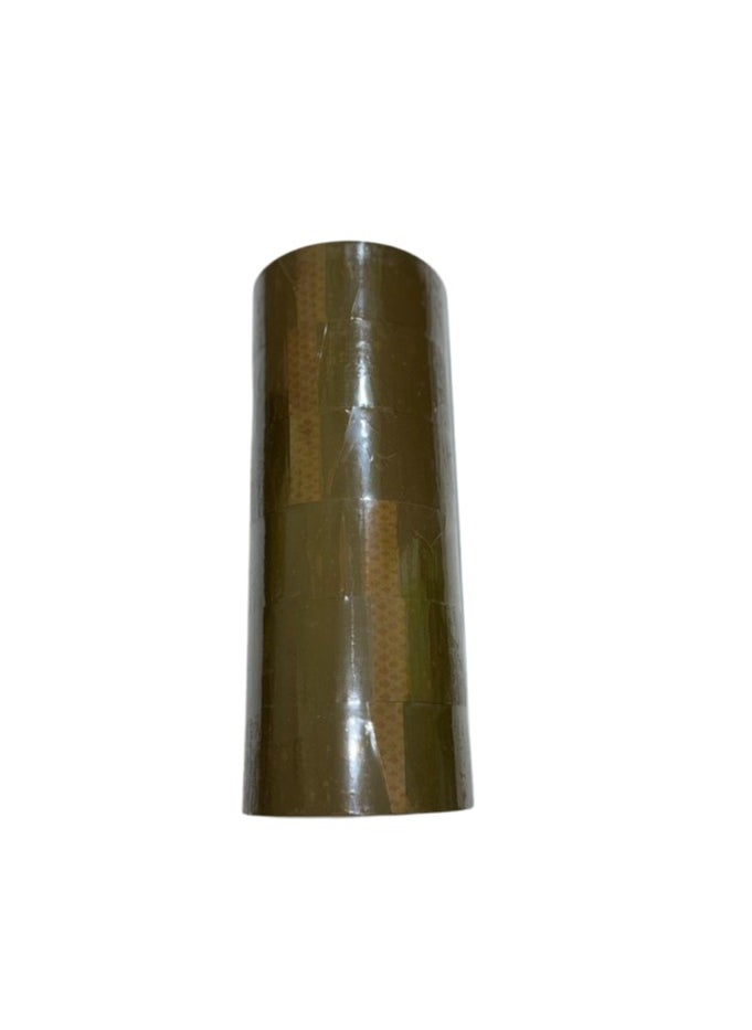 Generic Color adhesive tape (brown) (6 rolls) (Soltip), 50 meters, width 4.2 cm  - Image 1