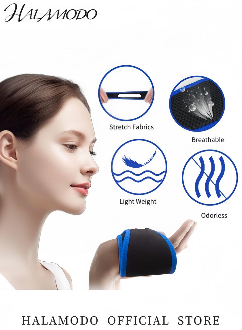 Adjustable Anti-Snoring Chin Strap Breathable Snore Reducing Jaw Support for Men and Women Snoring Prevention Device Sleep Aid for Mouth Breathing - Image 2