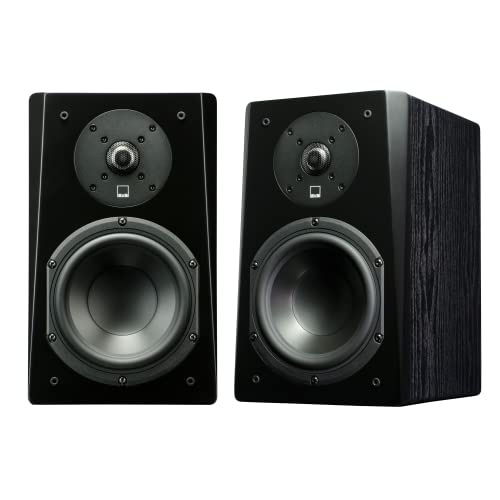 SVS Prime Bookshelf Speakers - Pair (Premium Black Ash) - Image 1