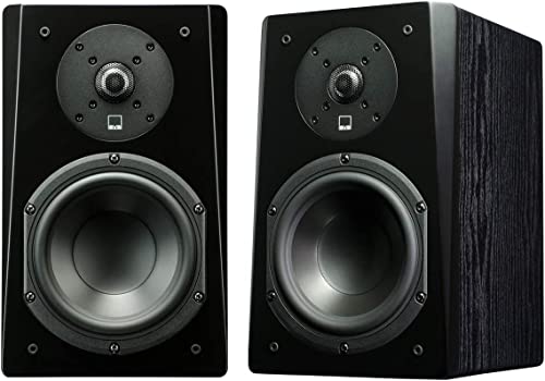 SVS Prime Bookshelf Speakers - Pair (Premium Black Ash) - Image 2