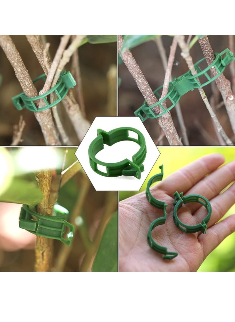 RATSAW 100 Pcs Plant Vine and Flower Stem Support Clips for Fixing Tomatoes Cucumbers Vegetables  - Image 5