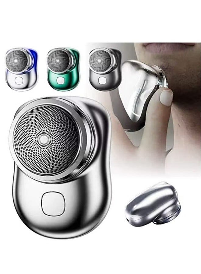 Loquat Mini Portable Shaver Electric Razor Easy One-on Use Suitable for Home Car Travel Pocket Size - Image 1