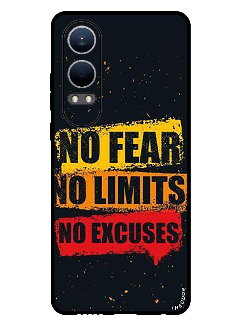 Theodor Protective Case Anti Scratch Shock Proof Bumper Cover For OnePlus Nord CE4 Lite No Fear No Limits - Image 1