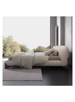 AWD Premium Faux Fur White Bed Soft and Cozy Plush Bedding for a Luxurious Sleep Experience Elegant, Stylish, and Hypoallergenic  Bed with Fluffy Texture Perfect Bedroom Decor and Comfort  - Image 3