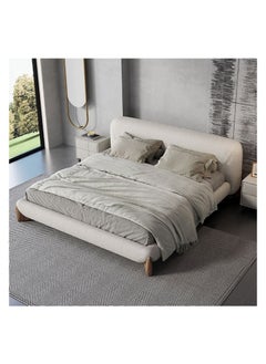 AWD Premium Faux Fur White Bed Soft and Cozy Plush Bedding for a Luxurious Sleep Experience Elegant, Stylish, and Hypoallergenic  Bed with Fluffy Texture Perfect Bedroom Decor and Comfort  - Image 2
