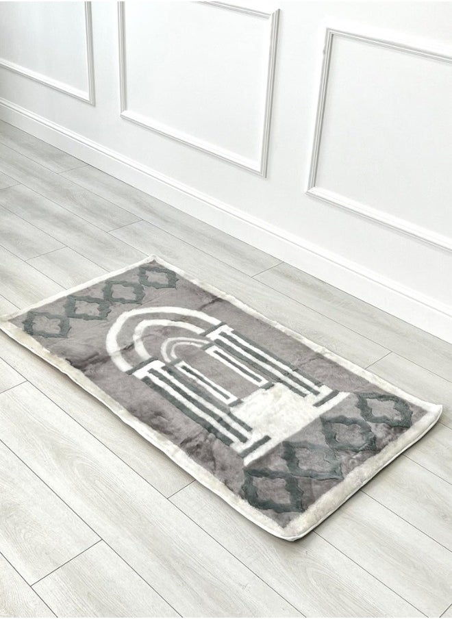 MySheep - Muslim Prayer Rug  Non Slip Natural Sheepskin Islamic Mat Handmade Thick Large Padded Sajadah Soft Luxury For Eid Al-Fitr Travel Home - Image 1