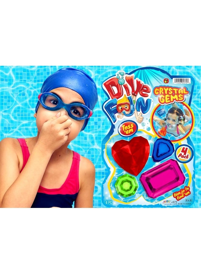 JA-RU Diving Gems Dive Crystals Diving Toys - Image 1