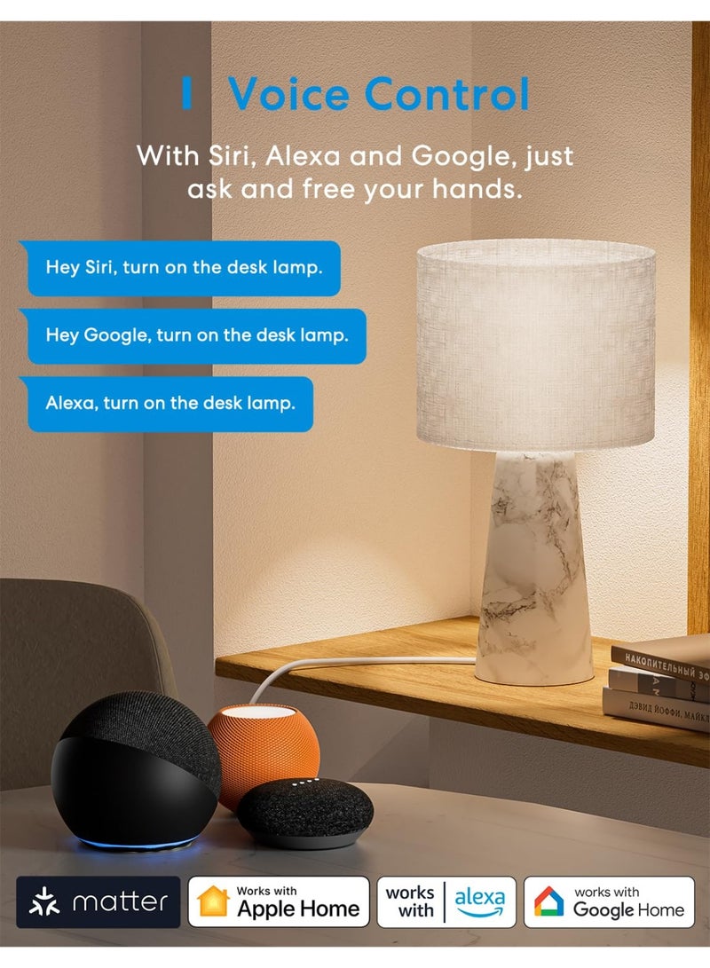 Meross Matter Smart DIY Switch with Energy Monitor, 16A Wireless Relay WiFi Switch Works with Alexa/HomeKit/Google Home, Smart Switch Module Voice & Remote Control, Neutral Wire Required - Image 4