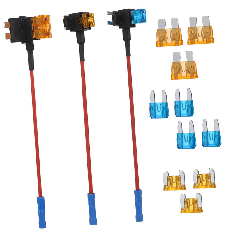 Micro Fuse Tap Kit with Inline Holders for Easy Vehicle Circuit Addition Enhanced Safety - Image 2