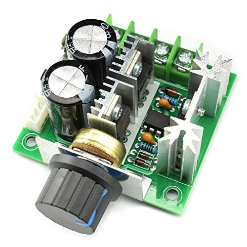 DZS Elec 10A 12V-40V DC Motor Speed Controller 12V 24V PWM Variable Speed Regulator Governor Switch CCMHCN With Speed Control Knob - Image 4