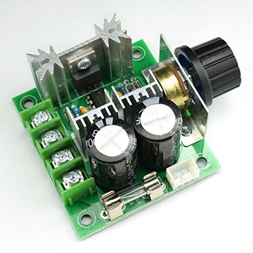 DZS Elec 10A 12V-40V DC Motor Speed Controller 12V 24V PWM Variable Speed Regulator Governor Switch CCMHCN With Speed Control Knob - Image 3