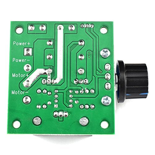 DZS Elec 10A 12V-40V DC Motor Speed Controller 12V 24V PWM Variable Speed Regulator Governor Switch CCMHCN With Speed Control Knob - Image 2