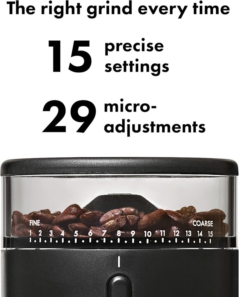 OXO مطحنة القهوة المدمجة من OXO Brew مع مطحنة مخروطية - Image 4
