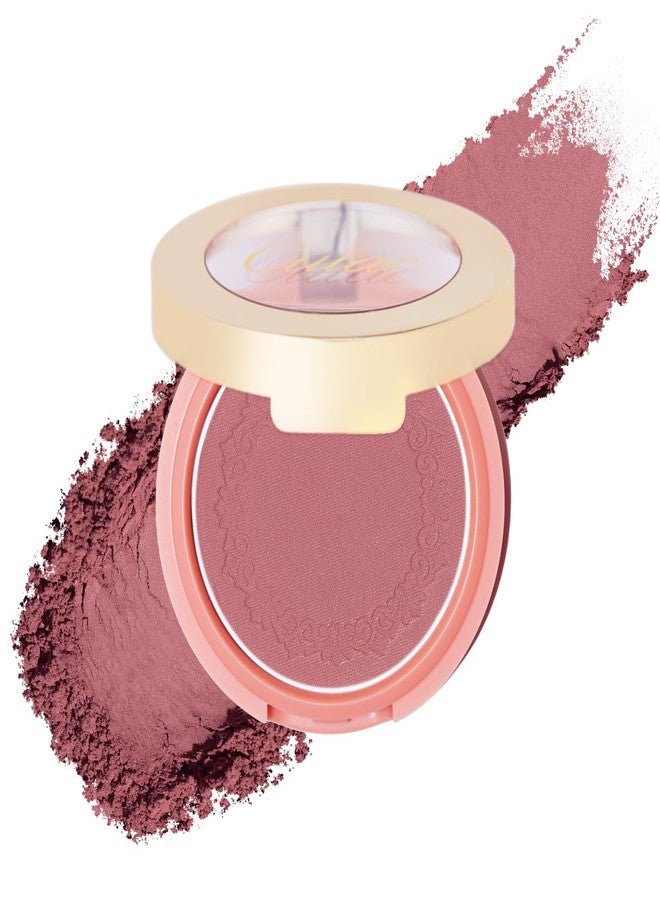 Oulac Blushers for Cheeks Make up, Mauve Rose Cream Bulsh Suitable for cool-toned skin, Long-Lasting Fade & Sweat Resistant, Vegan & Cruelty-Free, N11 Fatal Seduction - Image 1