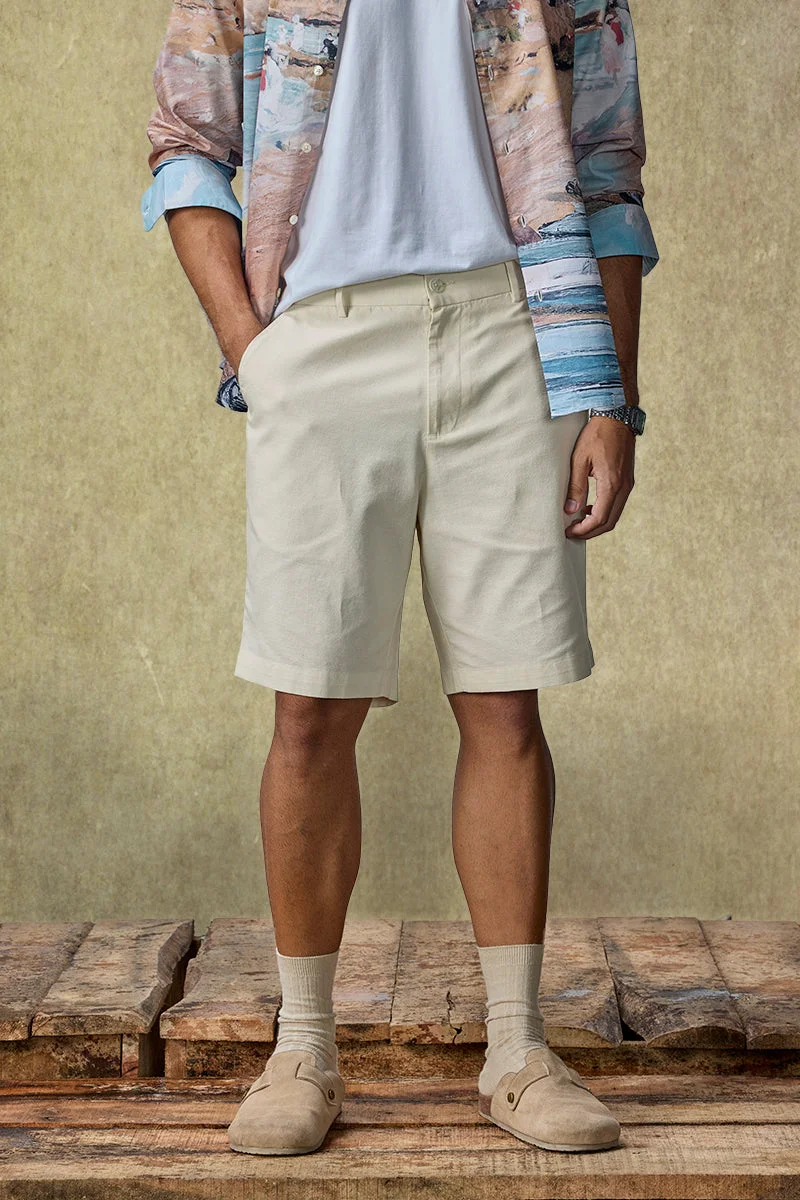 SNITCH Yacht Club Luxe Linen Blend Shorts