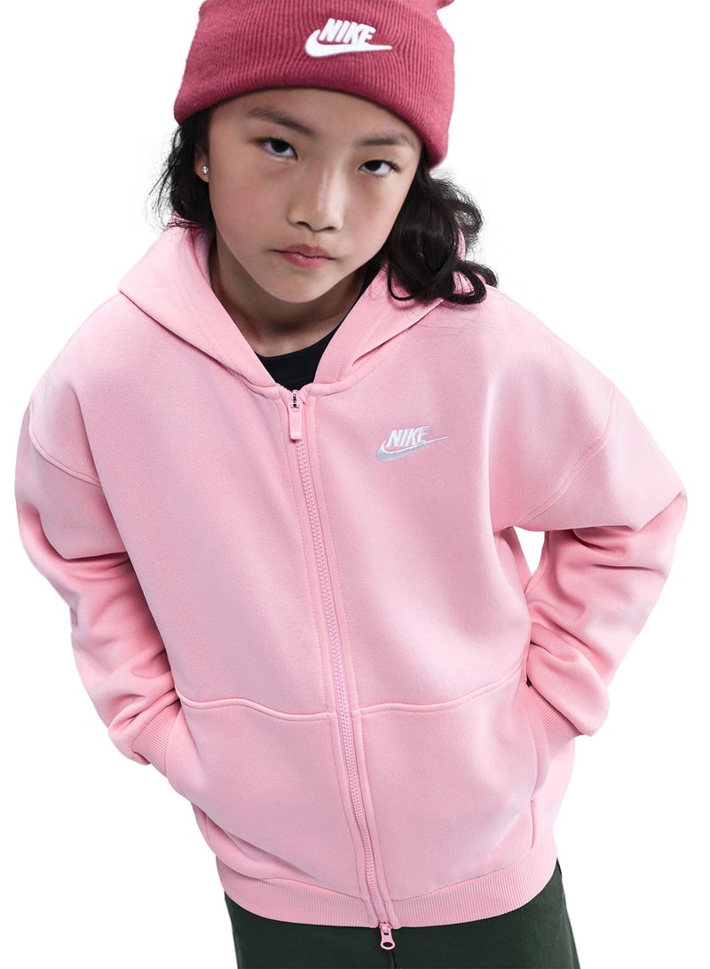Nike Kids Nsw Club Fleece Oversized Hoodie - Image 3
