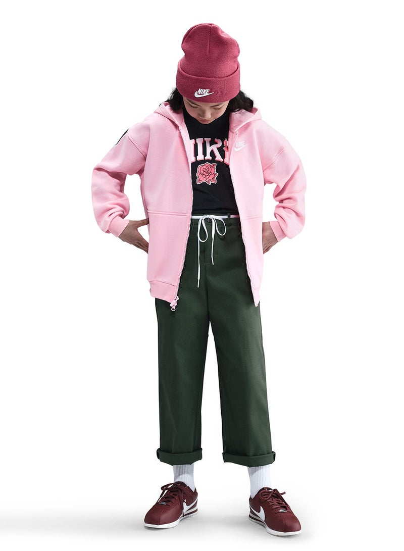 Nike Kids Nsw Club Fleece Oversized Hoodie - Image 3
