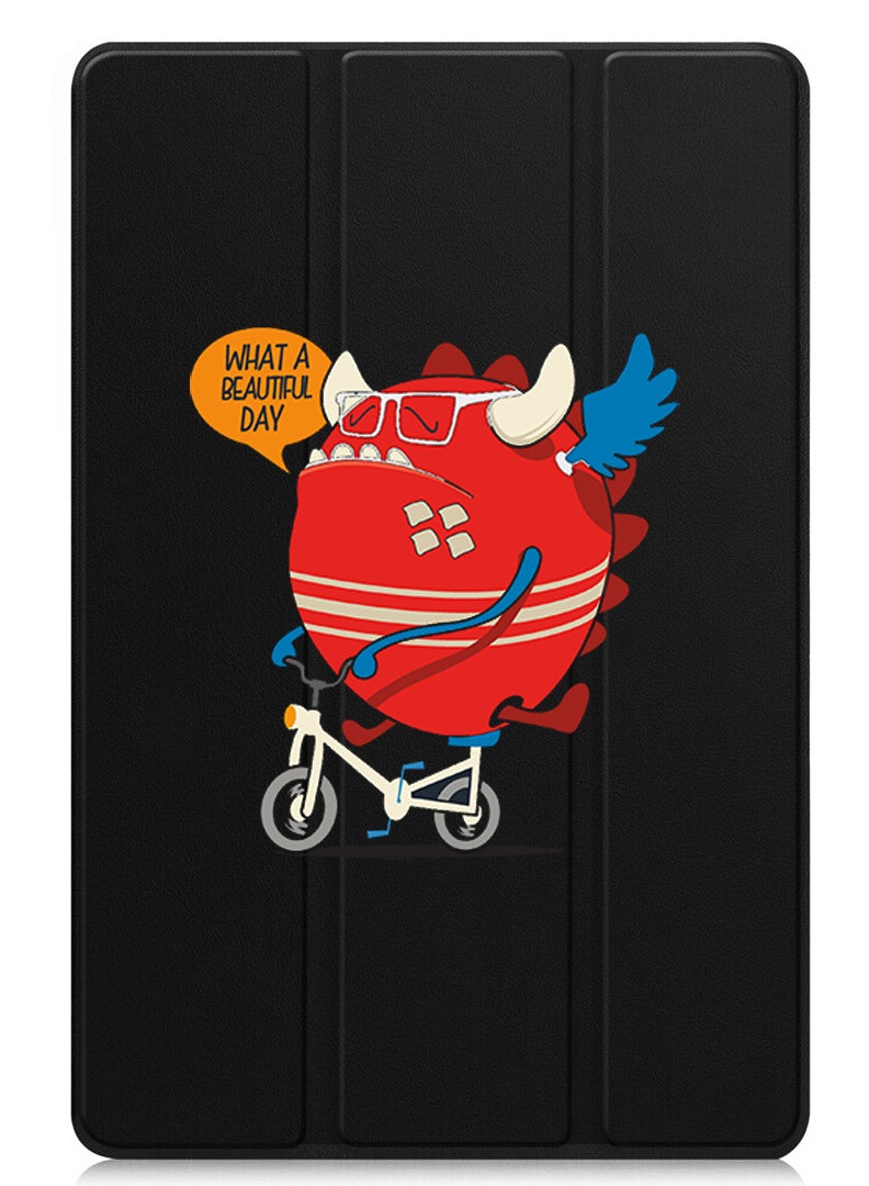 Theodor Protective Flip Case For Xiaomi Redmi Pad Pro (2024) With Trifold Stand Auto Wake Sleep Shockproof Cover What a beautiful day - Image 1