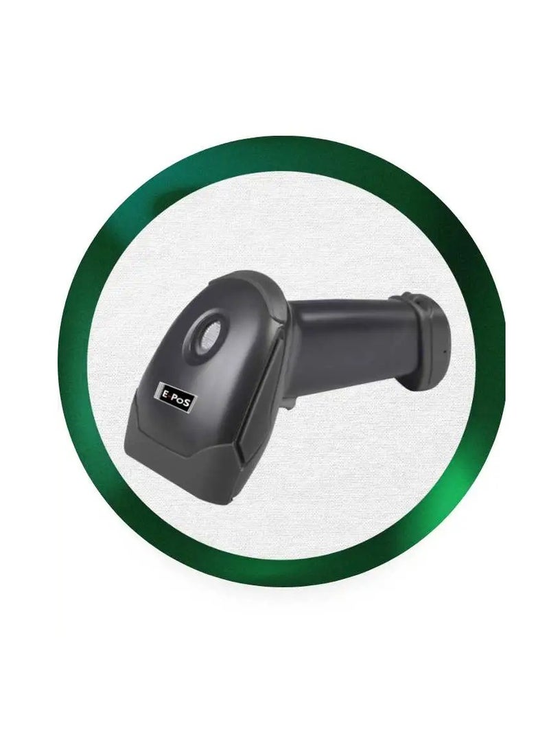 EPOS Portable USB Port Laser Barcode Bar Code Scanner Reader for Warehouse POS EPOS 2D Barcode Scanner, 1D QR Handheld USB Bar Codes Reader - Image 4