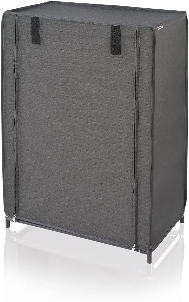 Leifheit Shoe cabinet black/Foldable Shoe rack - Image 1