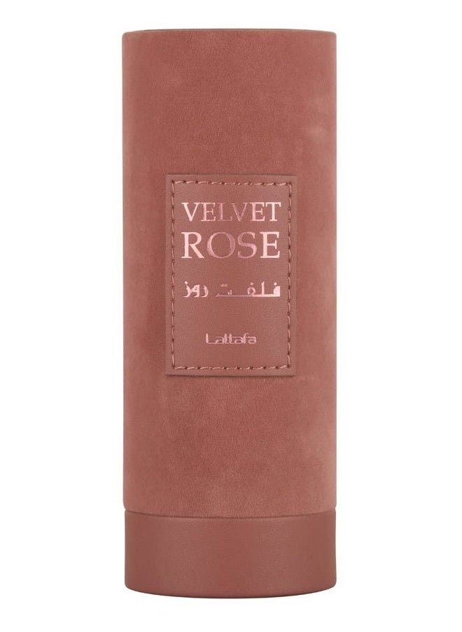 Lattafa Perfumes - Velvet Rose For Unisex Eau De Parfum Spray 3.4 Ounce - Image 1
