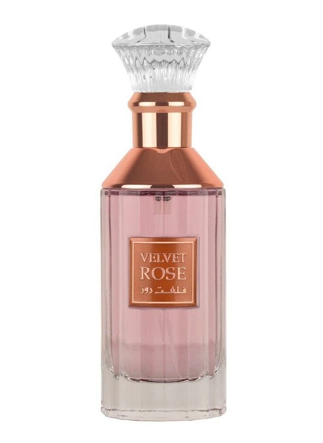 Lattafa Perfumes - Velvet Rose For Unisex Eau De Parfum Spray 3.4 Ounce - Image 1