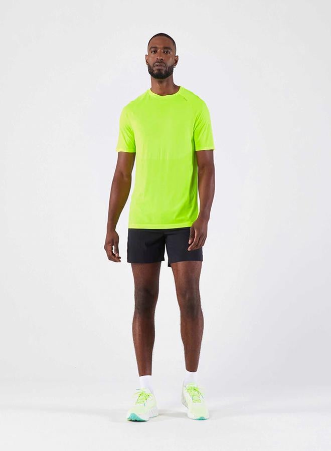 DECATHLON Men's KIPRUN Run 500 Comfort Seamless Running T-shirt - acid - Image 2