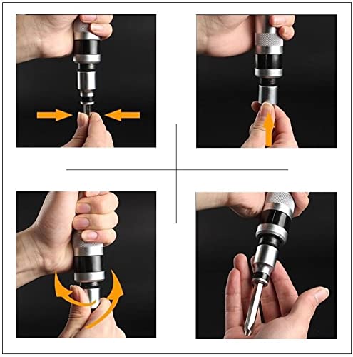 Inditrust Inditrust 7Pcs Impact Screwdriver Set MultiPurpose Chrome Vanadium Steel Portable Screw Driver Chisel Bits Professional Tools  - Image 2