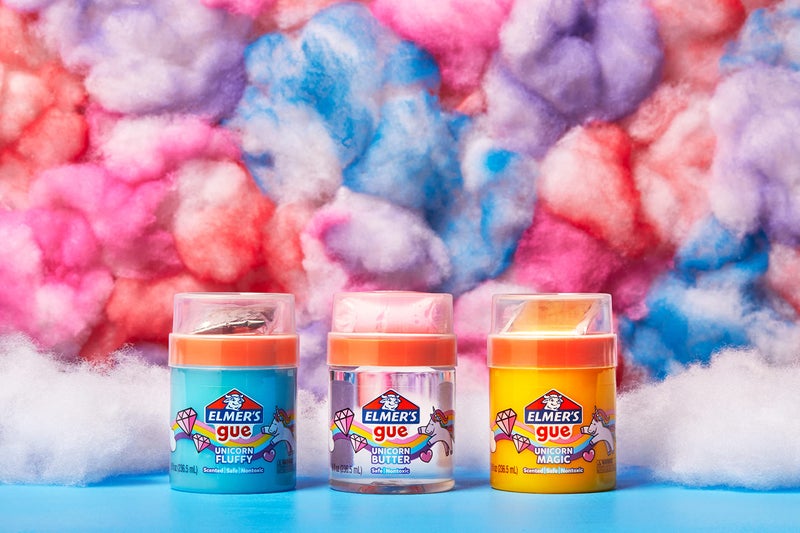 ELMER'S Elmer’s Gue Premade Slime, Unicorn Dream Slime Kit, Includes Fun, Unique Add-Ins, Variety Pack, 3 Count - Image 2