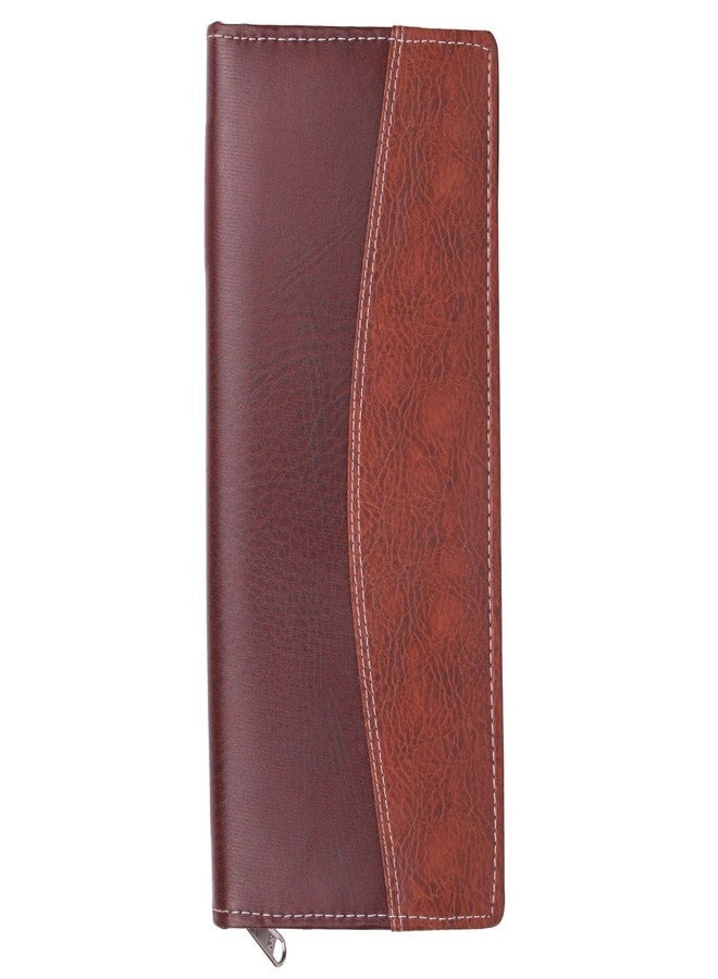 PAREEK Multicolour New Look Cheque Book Holder Light Reddish & Brown - Image 1