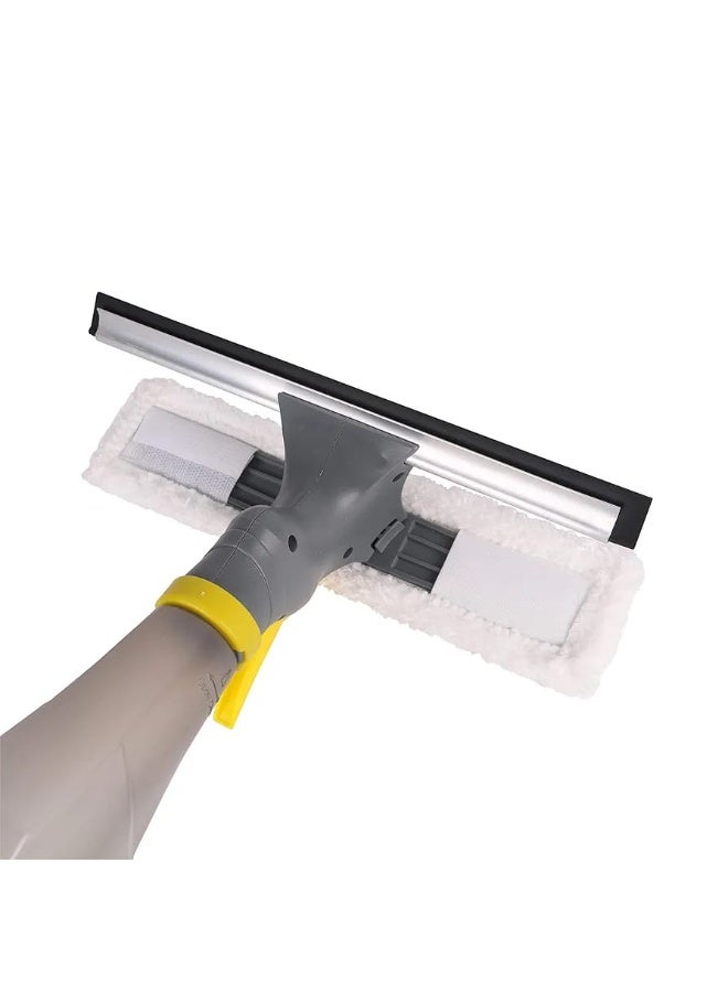 كلاسي تاتش ممسحة نوافذ مطاطية، منظف زجاج - أداة تنظيف شاملة لصيانة الزجاج بسهولة مع وظيفة الرش المدمجة - Image 3