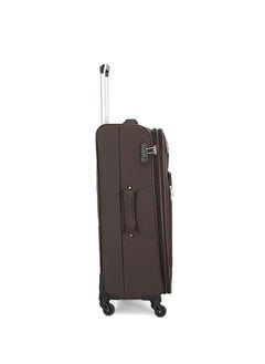 GIORDANO Giordano Trolley Bags 3 PCS Set Softside Spinners,Brown  - Image 3