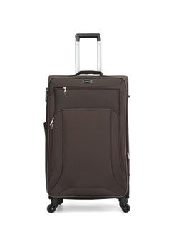 GIORDANO Giordano Trolley Bags 3 PCS Set Softside Spinners,Brown  - Image 2