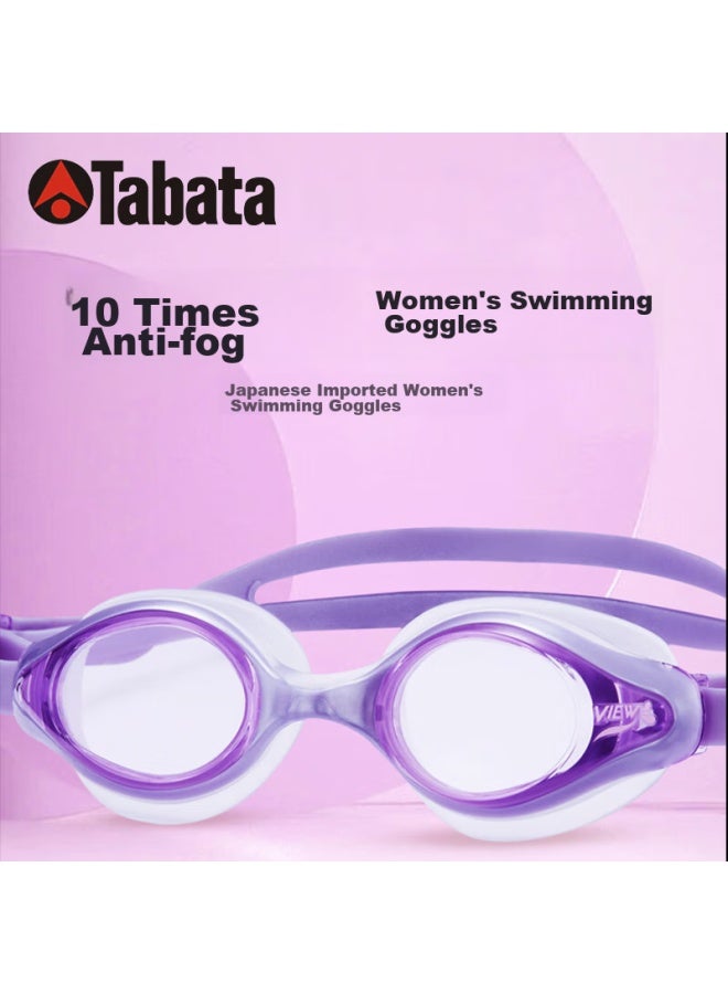 View Tabata Women's Casual Swimming Goggles, High-definition Anti-fog, 10x Anti-fog, Swimming Gl, Diving Equipment Set, No Pressure Marks - Image 4