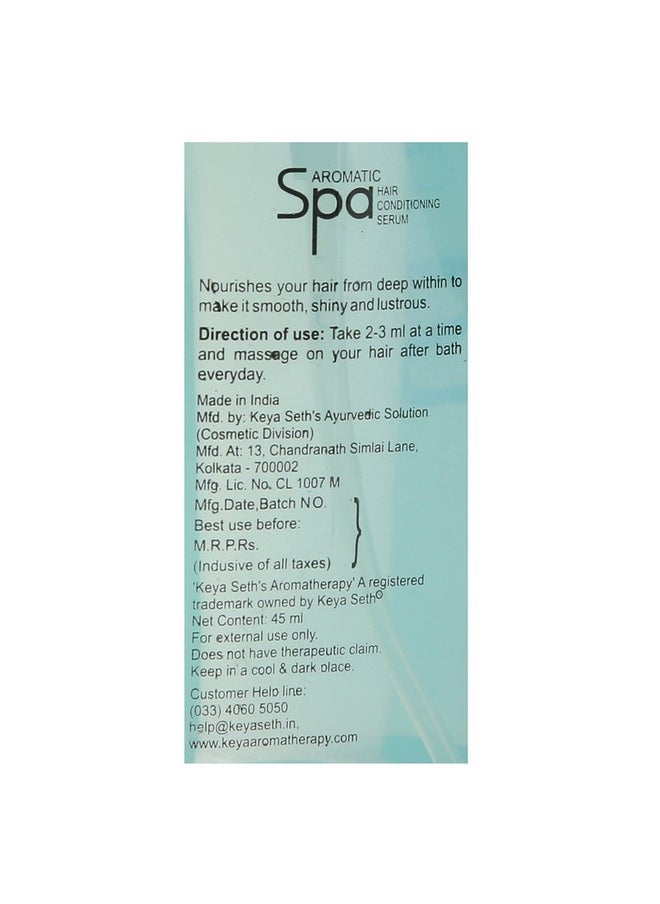 Keya Seth Aromatherapy Aromatic Spa Hair Conditioning Serum With Spf 15 40Ml By Keya Seth Aromatherapy  - Image 4